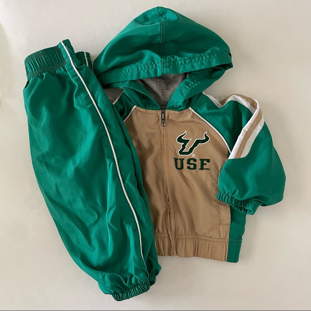 EUC University of South Florida infant two-piece tracksuit